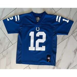 NFL Indianapolis‎ Colts Andrew Luck #12 Youth Throwback Jersey Boys Medium 10-12